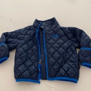 The North Face Navy Blue coat 3-6 mo